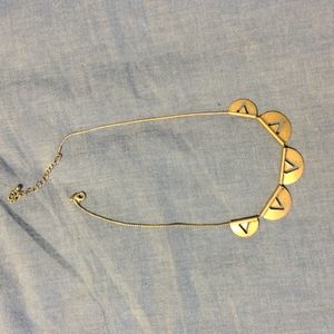 Distressed gold necklace. Gently worn.